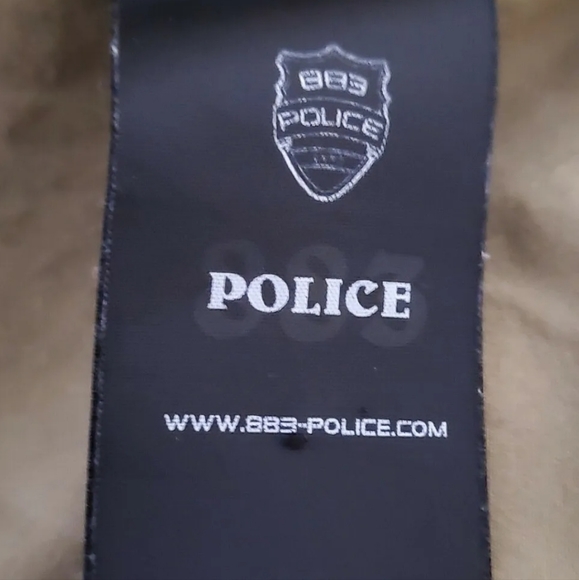 Police 883 KRIOS Shirt sand military chore utility work shortsleeve Mens 5 L - Picture 10 of 11